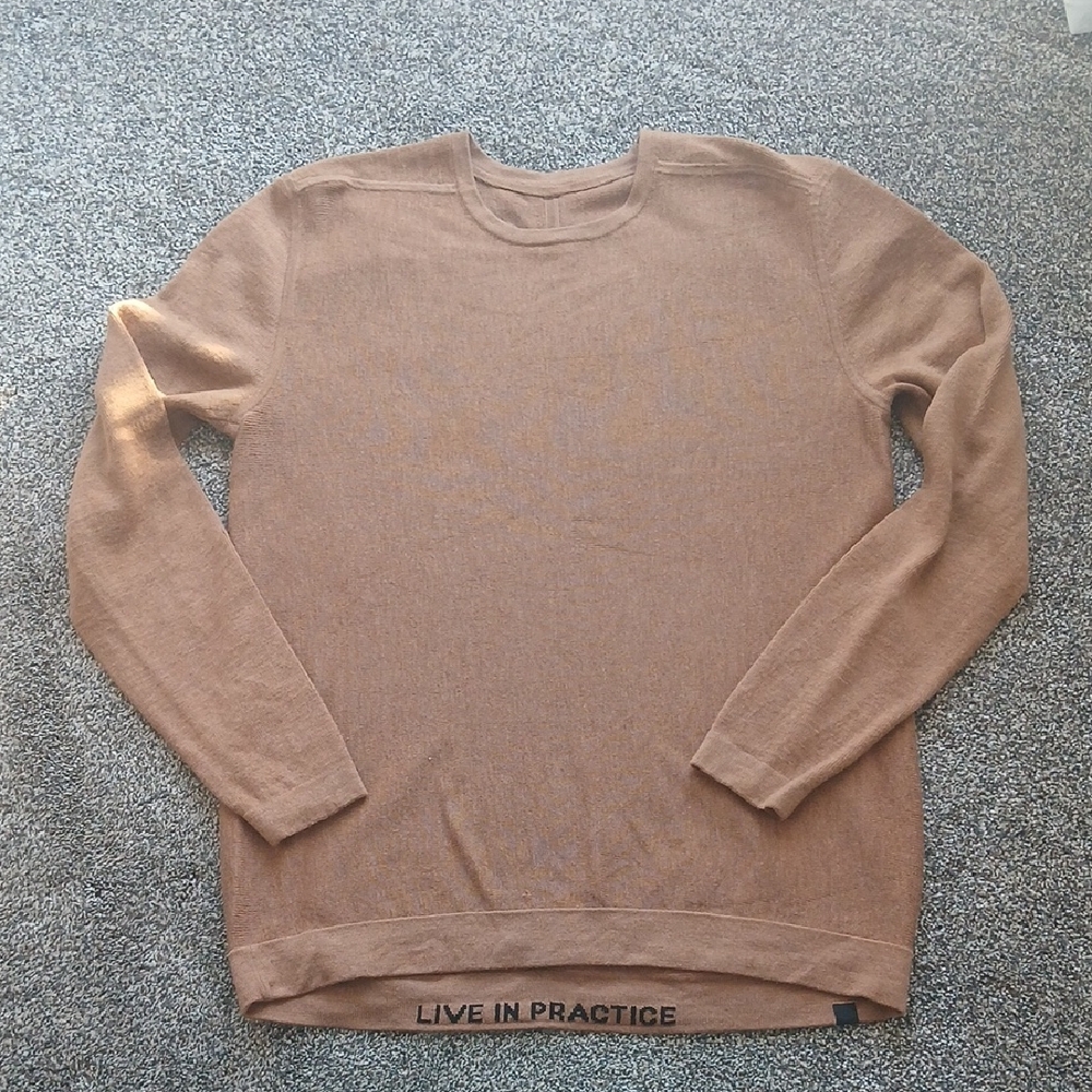 Lululemon Alpine Air Merino Wool Sweater Bark Medium